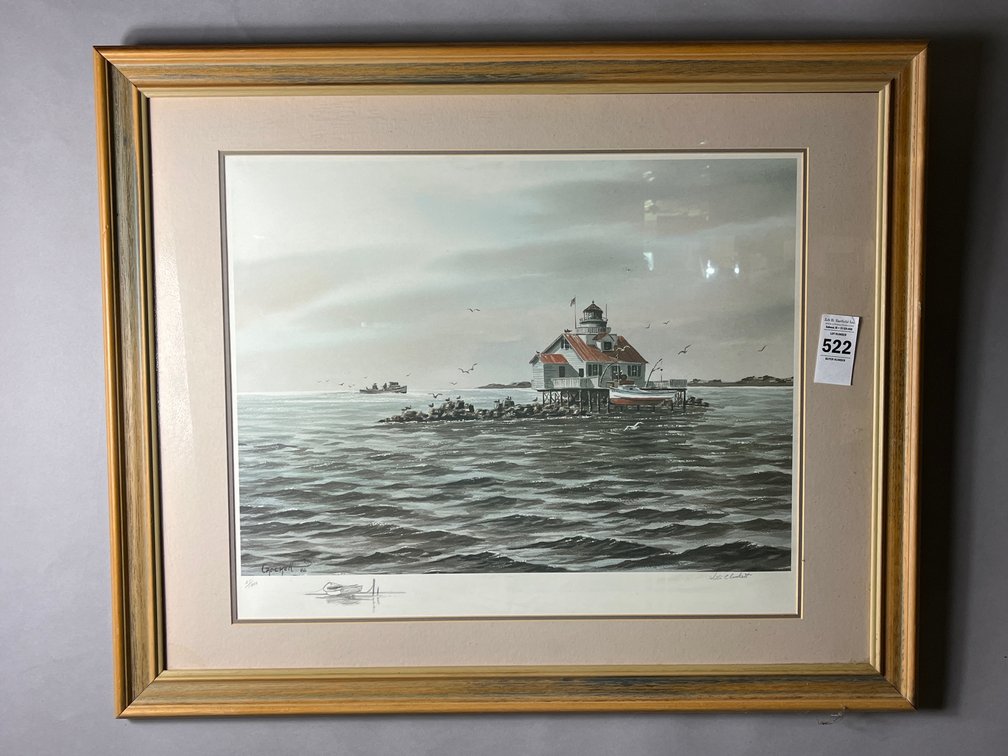 Willie Crockett, Onancock, VA, Watercolor Print