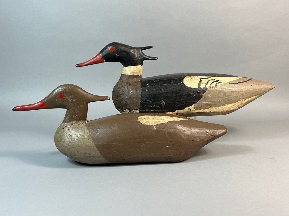 Alvin “Gunner” Meekins, Hoopers Island, MD, Merganser Pair