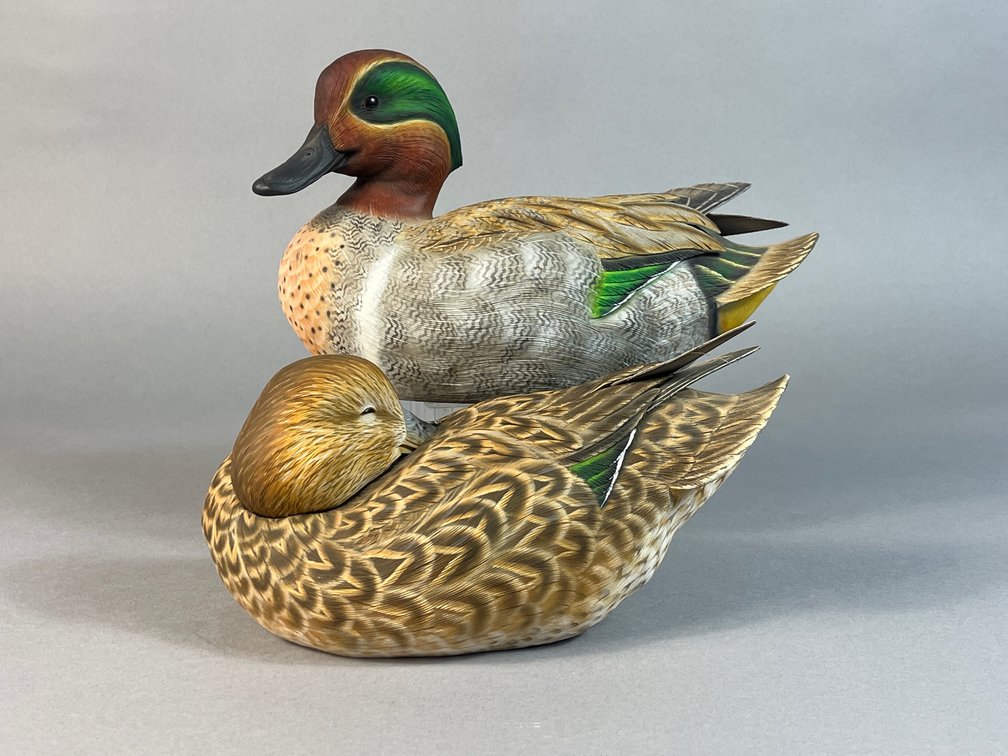 Jeffrey A. Moore, Green Wing Teal Pair