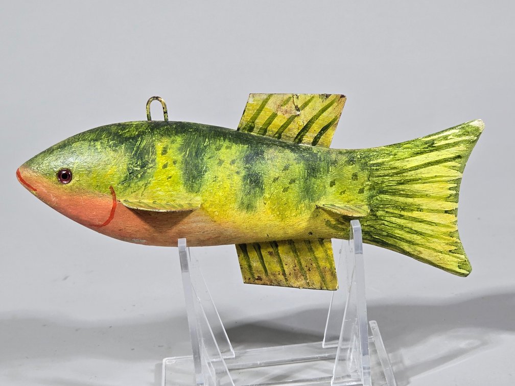 Wooden Fish Decoy by Unknown Maker