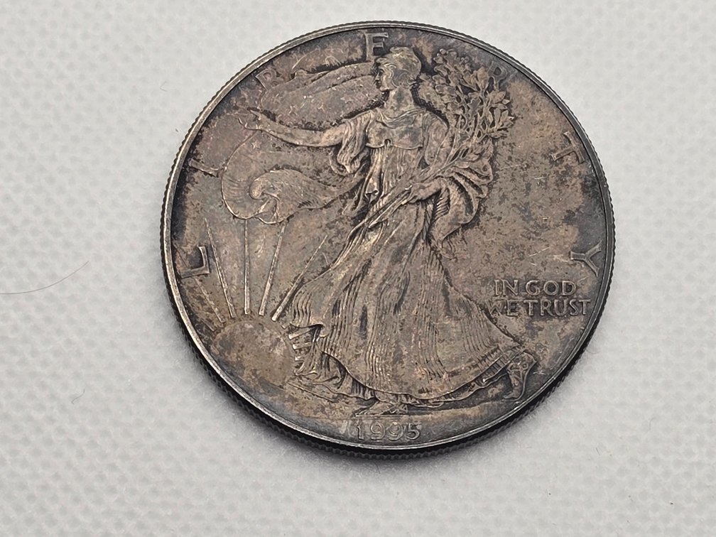1995 Walking Liberty Silver One Dollar