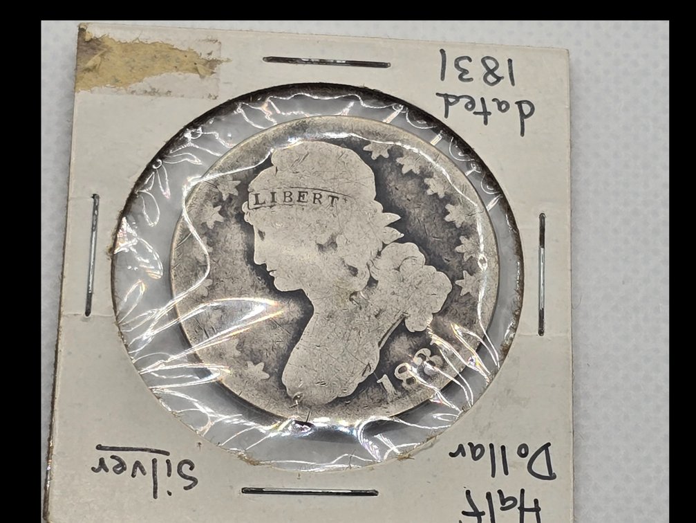 1831 Barber Silver Half Dollar