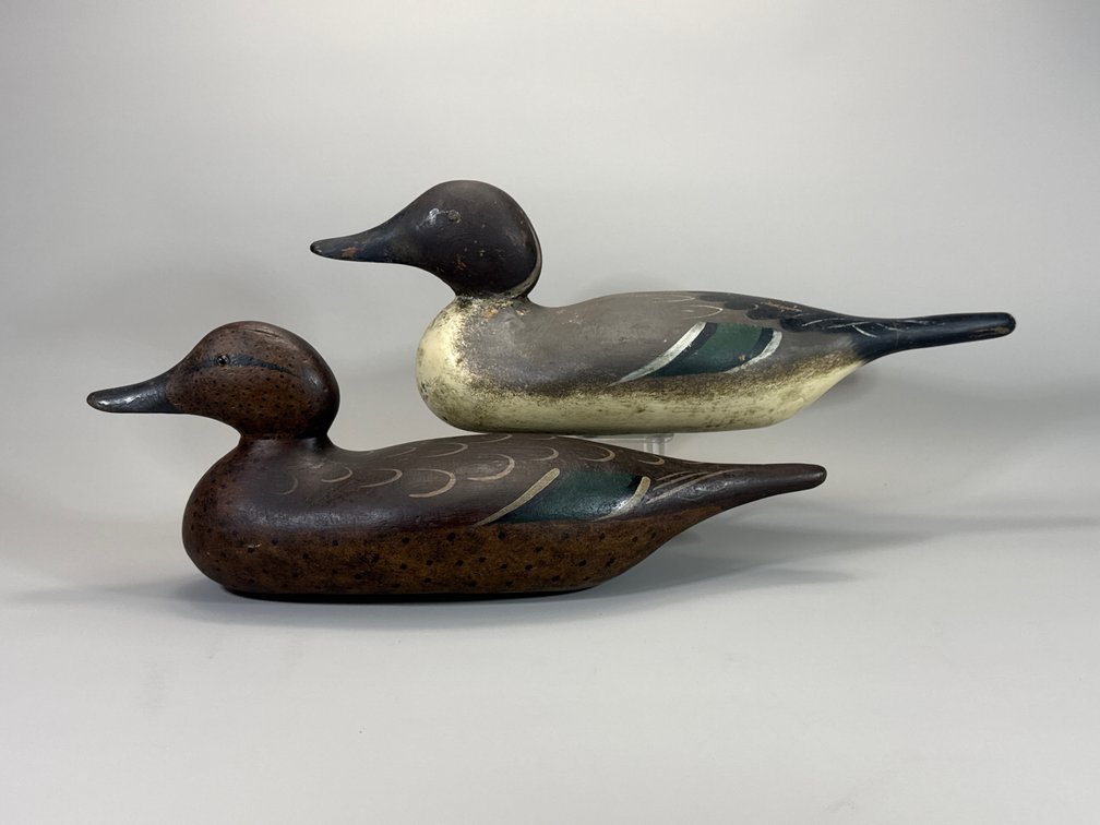 Mason Decoy Factory, Detroit, MI, Pintail Pair