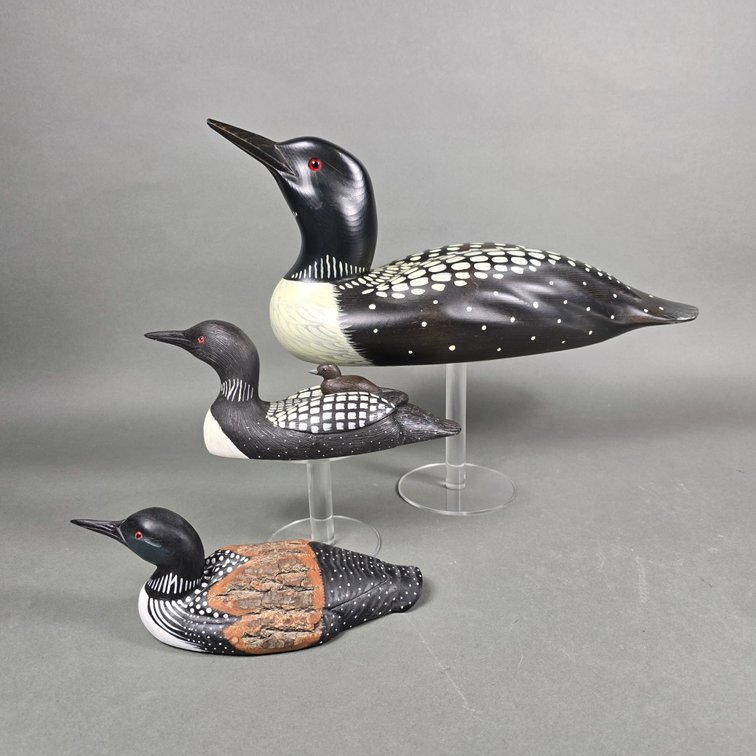 3 Decorative Loons