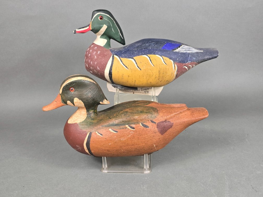 2 Drake Wood Ducks