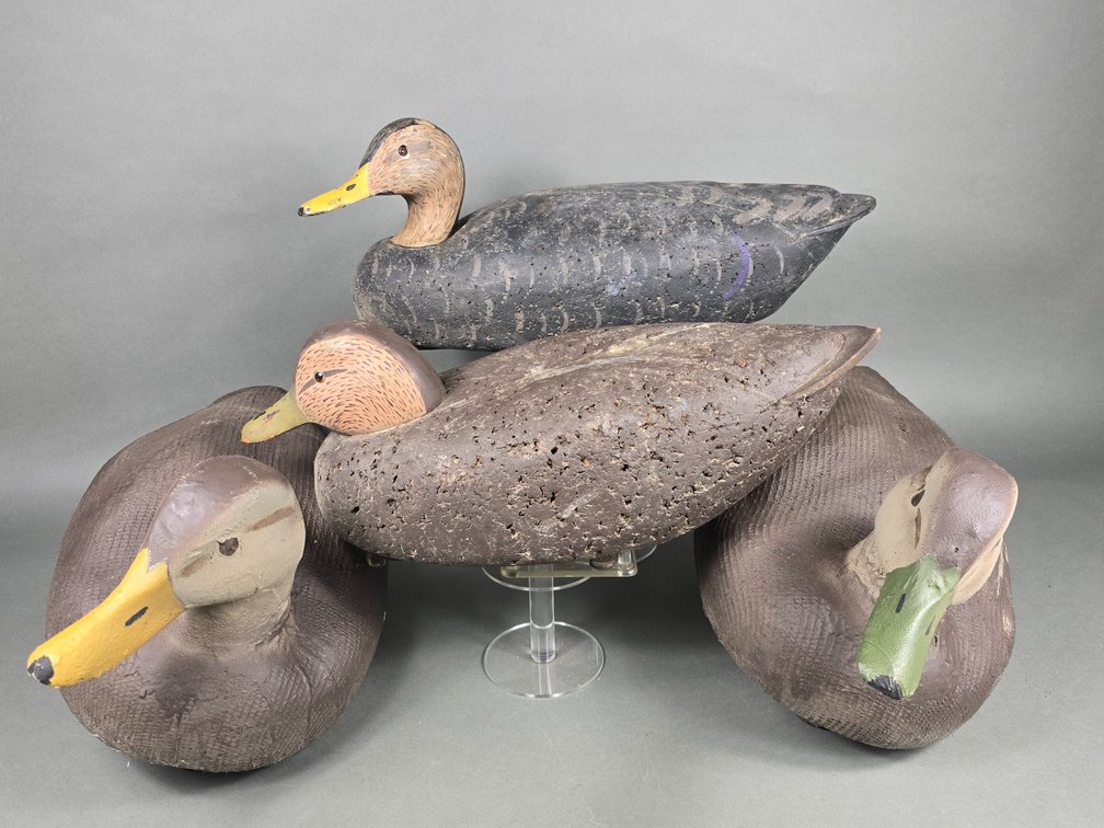 Rig of 4 Gunning Black Ducks