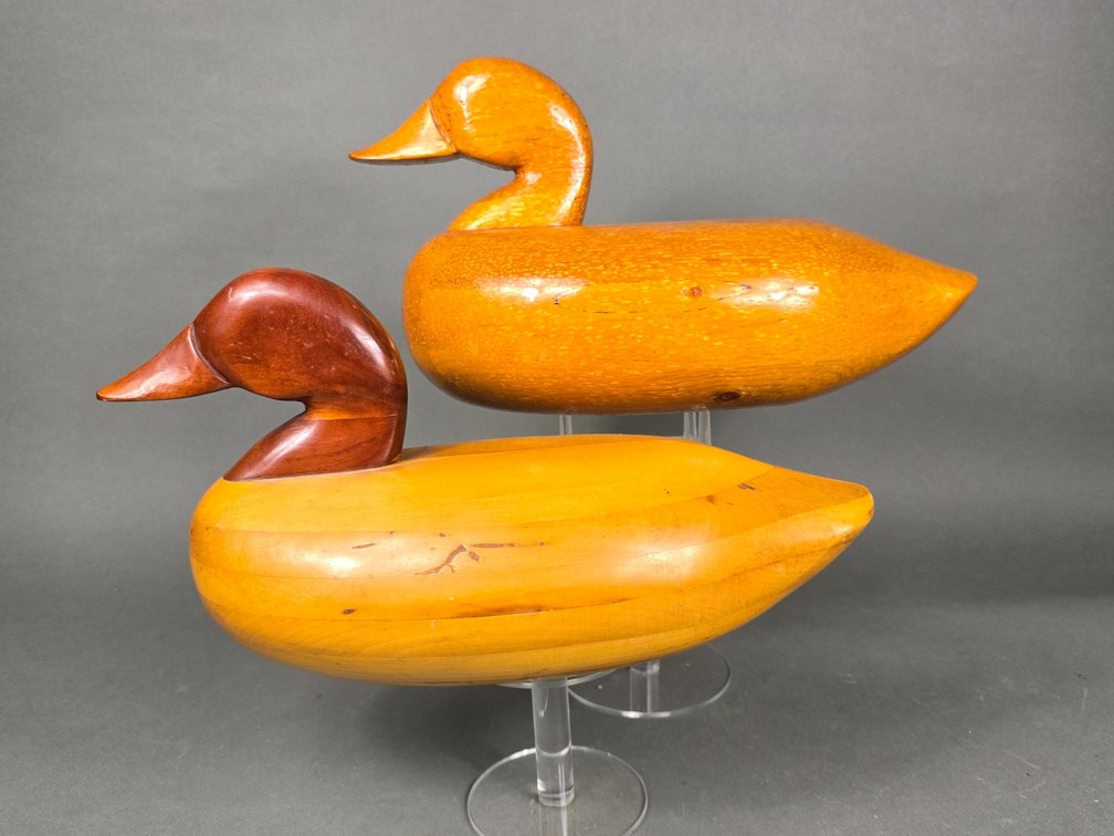 Natural Wood Finished Pair