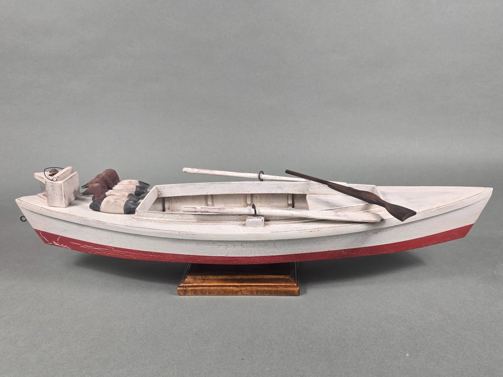 Jim Autin Lighting Skiff Wooden Model