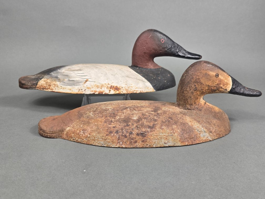 Iron Sinkbox Pair Canvasbacks