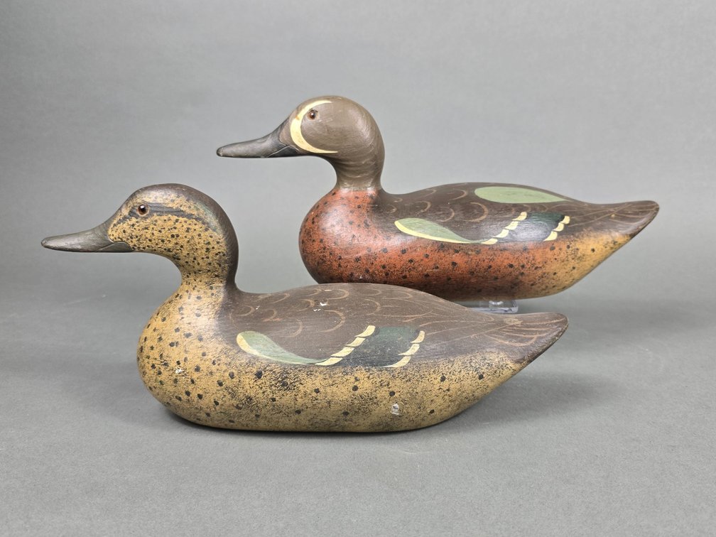 Mason Factory Cinnamon Teal Pair