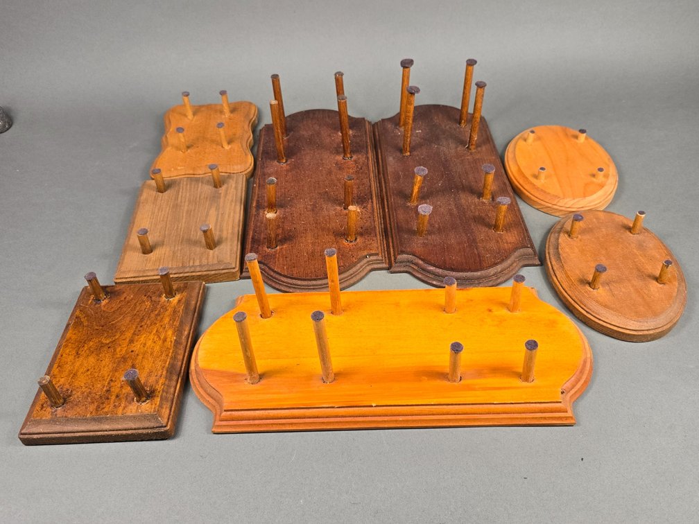 Lot of (8) Custom Decoy Stands