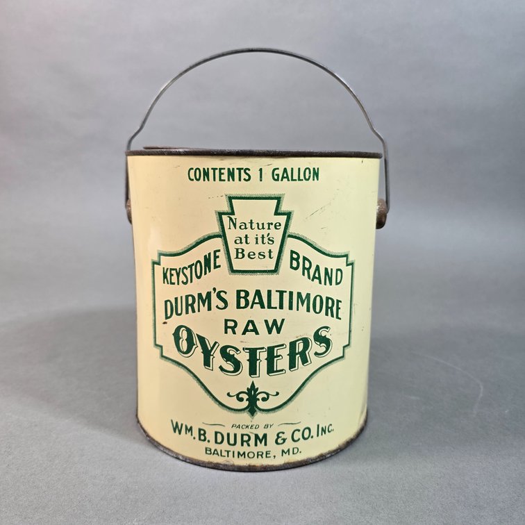 Keystone Brand Oyster Can