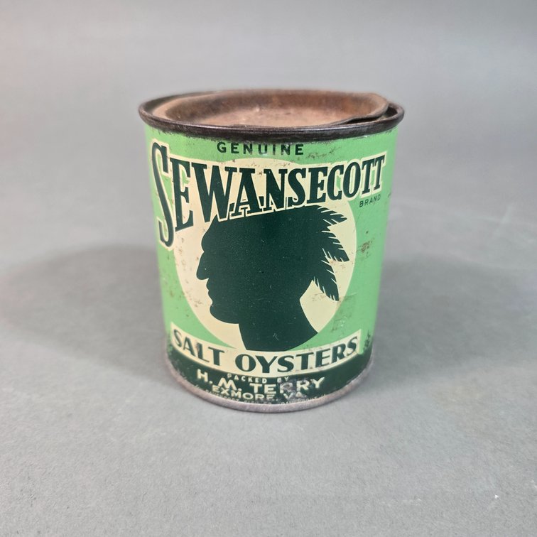 Sewansecott Brand Oyster Can