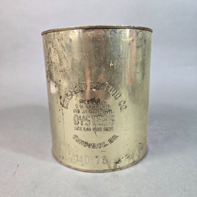 Crisfield Seafood Brand Oyster Can