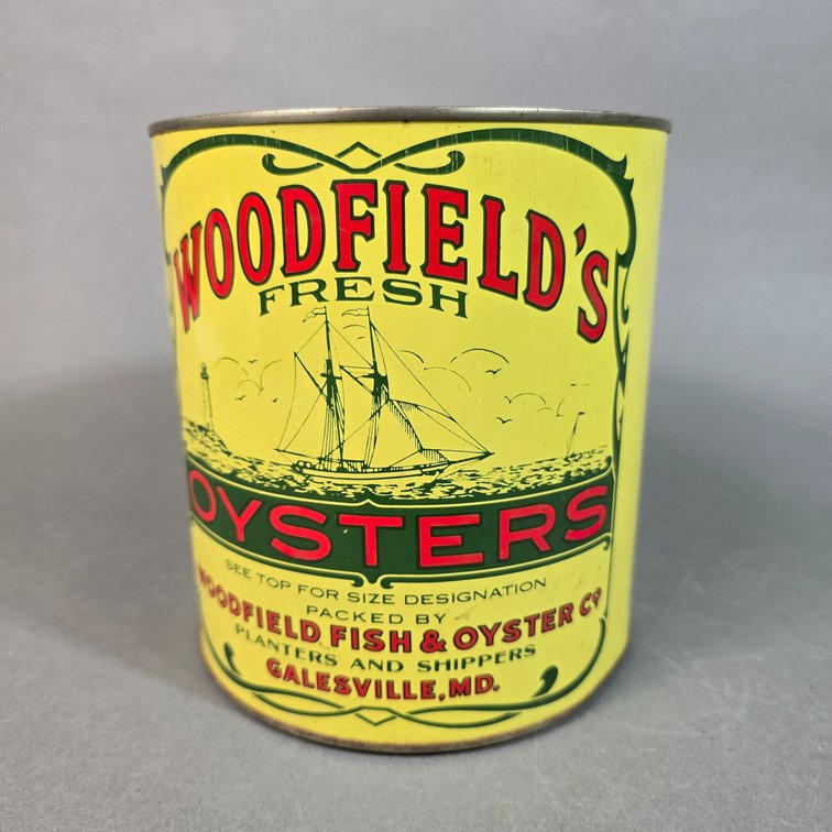 Woodfield's Brand Oyster Can