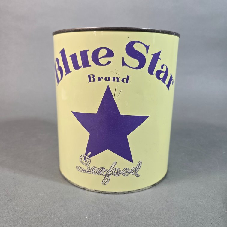 Blue Star Brand Oyster Can