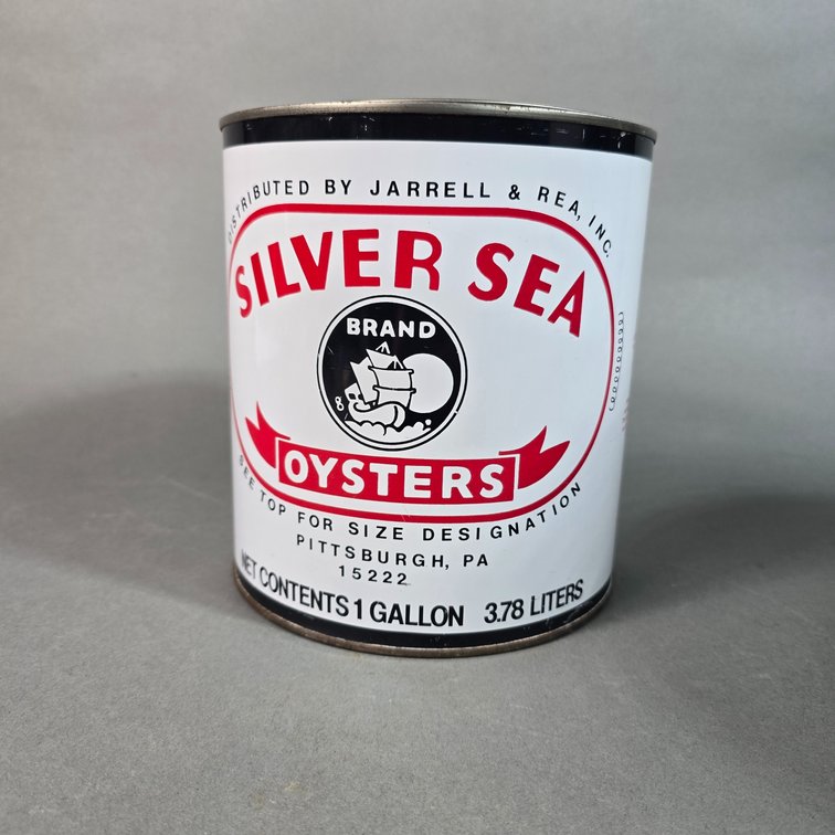 Silver Sea Brand Oyster Can