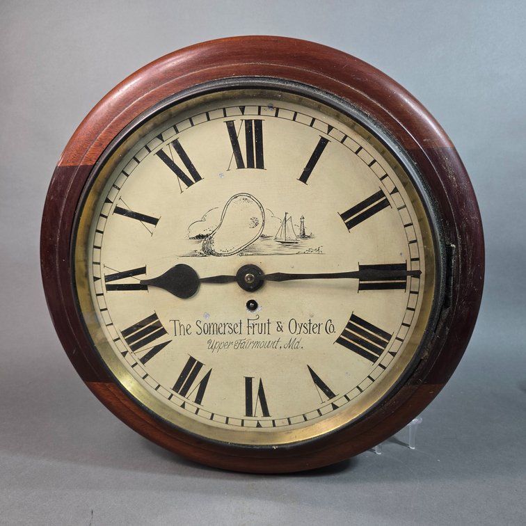 Somerset Oyster Co Advertising Clock