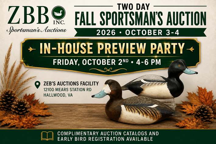 Image for Preview the Two Day Fall Sportsman's Auction 2026