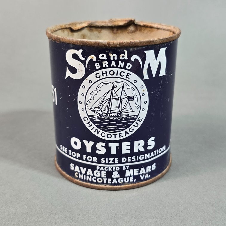 Savage and Mears Oyster Can