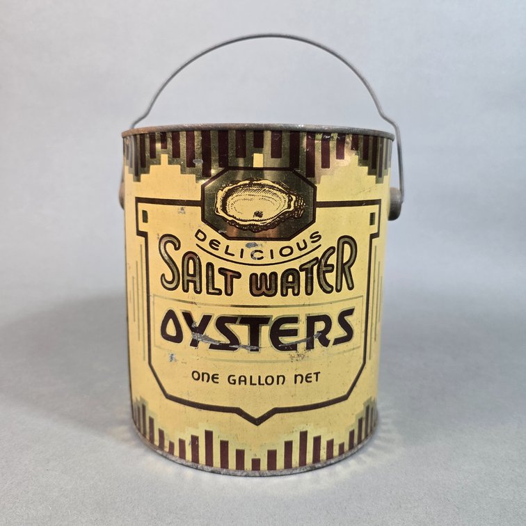 Delicious Salt Water Oysters Bail Can