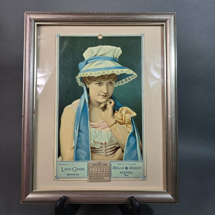 1899 Louis Grebb, Oyster Packer Advertising Calendar
