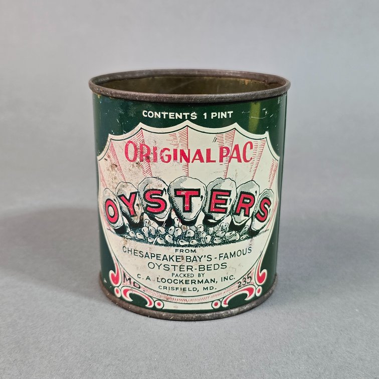Original Pac Pint Oyster Can