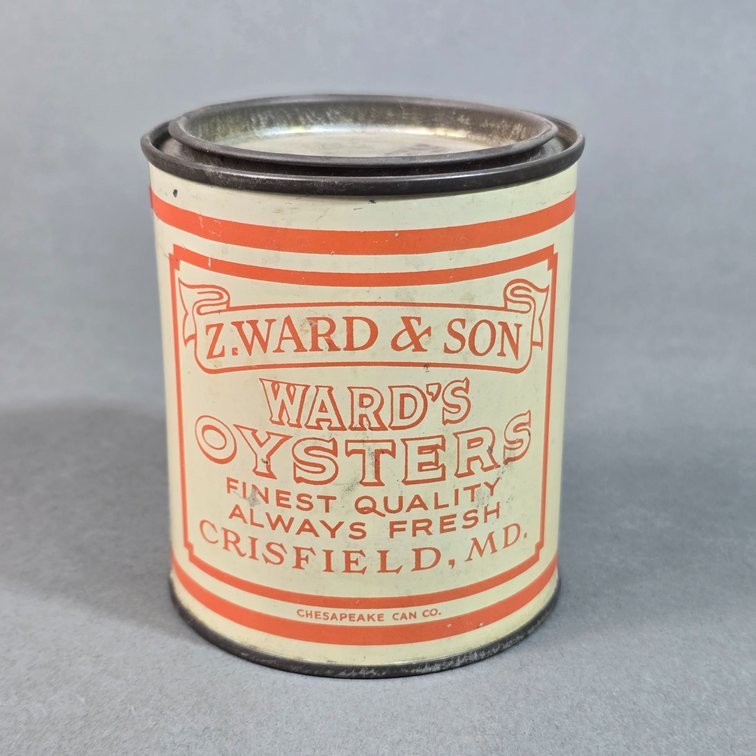 Z Ward & Son Pint Oyster Can