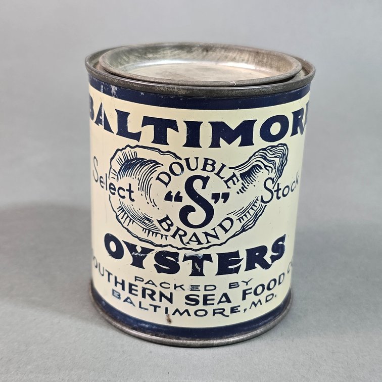 Double "S" Brand Oyster Can