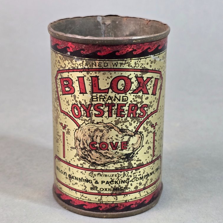 Biloxi Brand Oyster Can