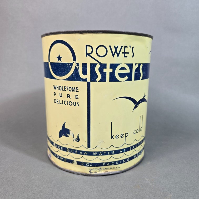 Rowe' s Brand Oyster Can