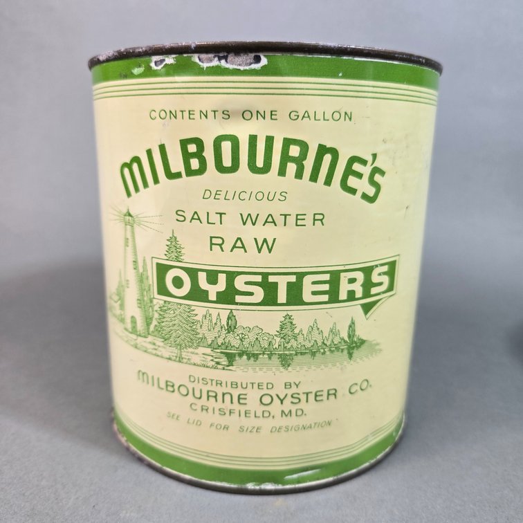 Milbourne's Brand Oyster Can
