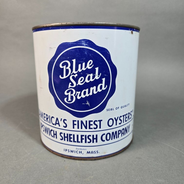 Blue Seal Brand Oyster Can