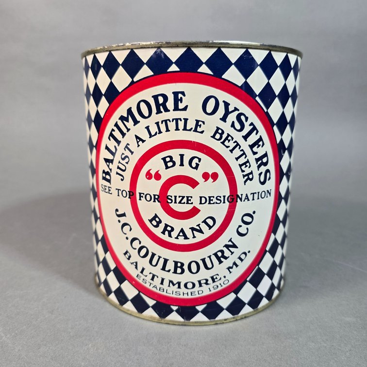 Big "C" Brand Oyster Can
