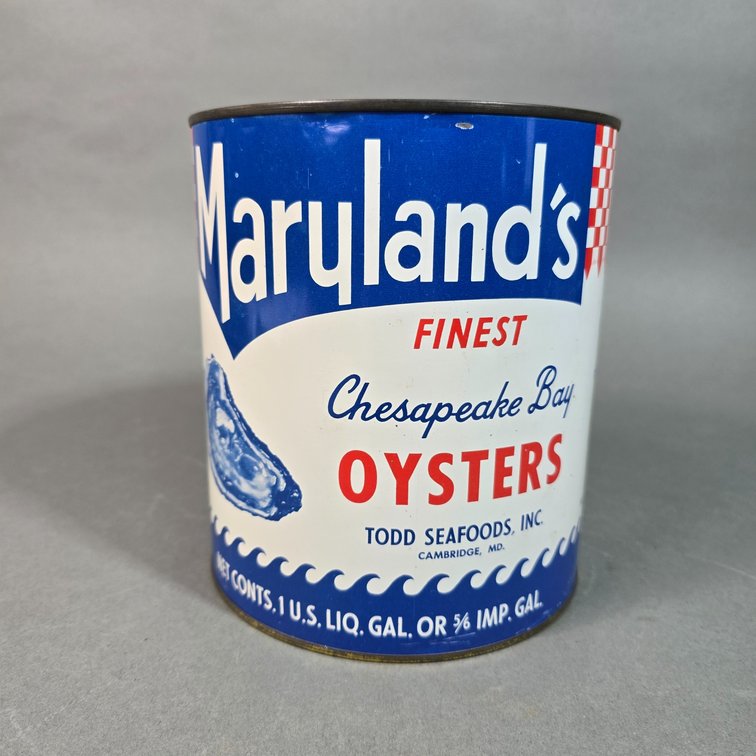 Maryland's Finest Brand Oyster Can