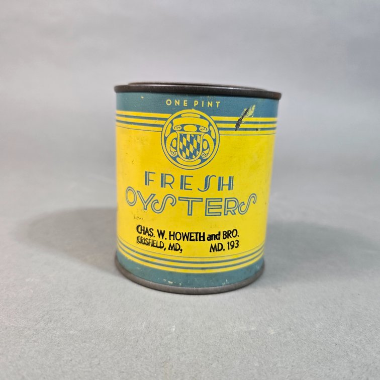 Chas. W. However and Bro. Brand Oyster Can