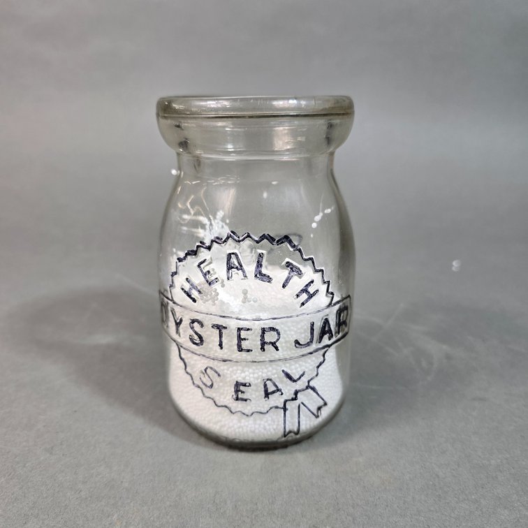 One Pint Glass Oyster Jar