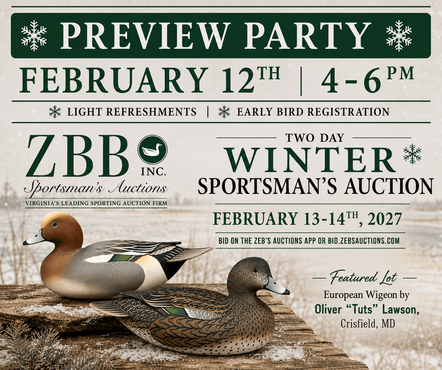 Image for Preview Party: The Two Day Winter Sportsman's Auction 2027