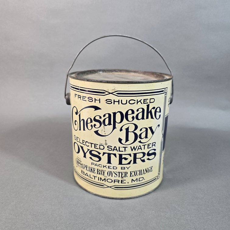 Chesapeake Bay Brand Gallon Oyster Can