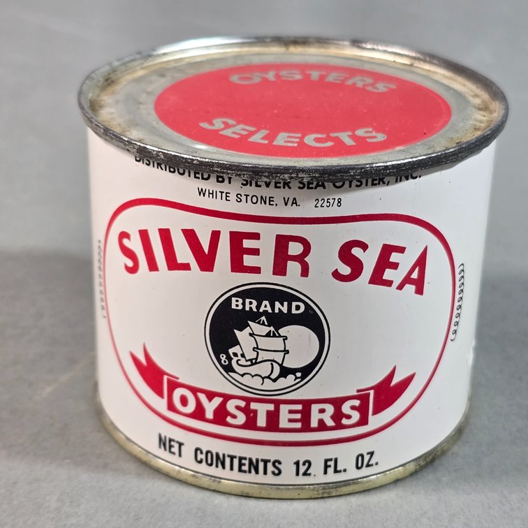 Silver Sea Brand Oyster Can