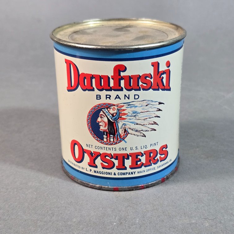Daufuski Brand Oyster Can
