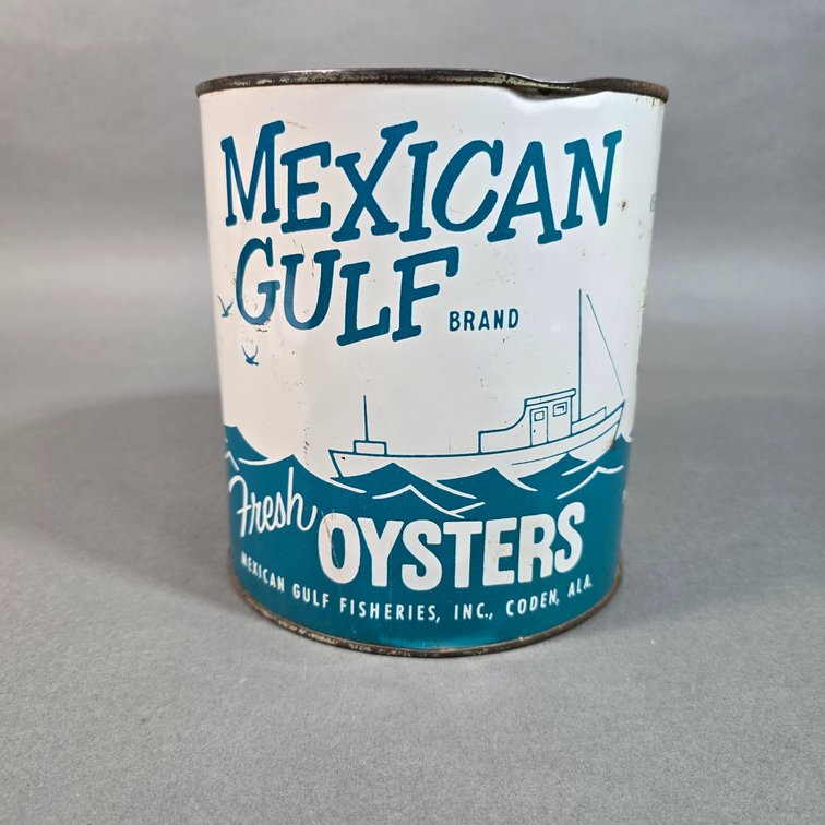 Mexican Gulf Brand Oyster Can