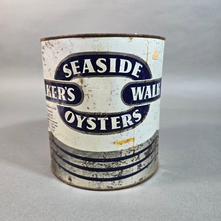 Walker's Seaside Brand Oyster Can