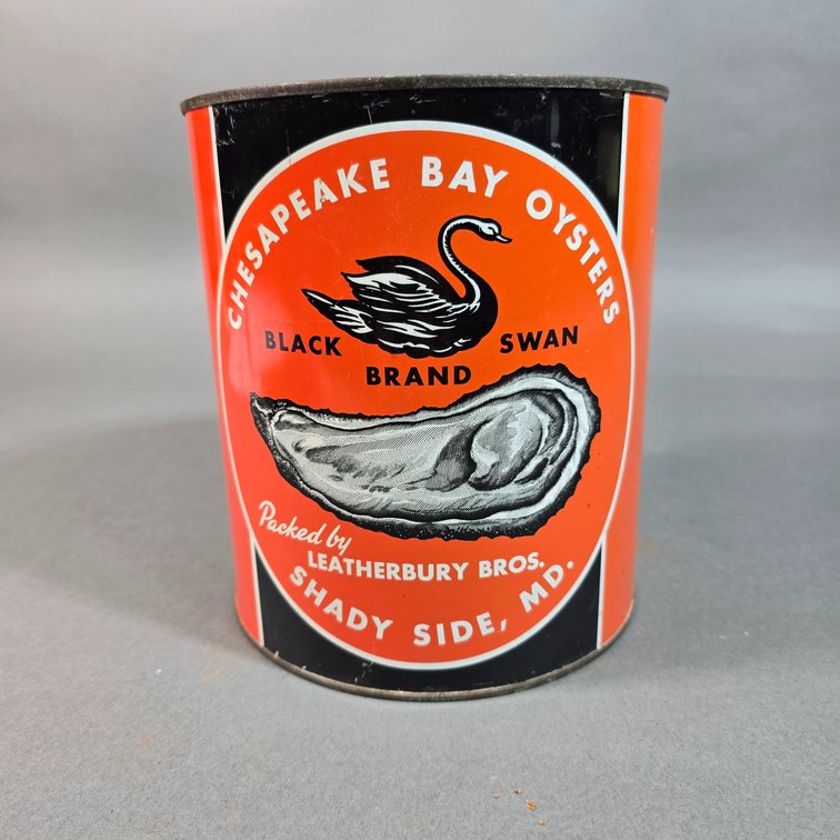 Black Swan Brand Oyster Can