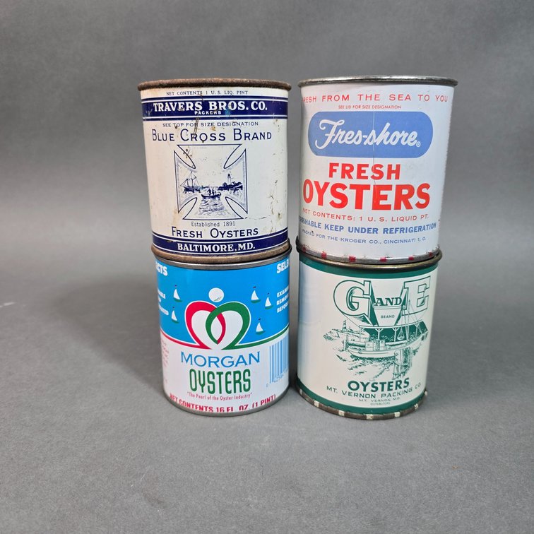 4 Pint Oyster Cans