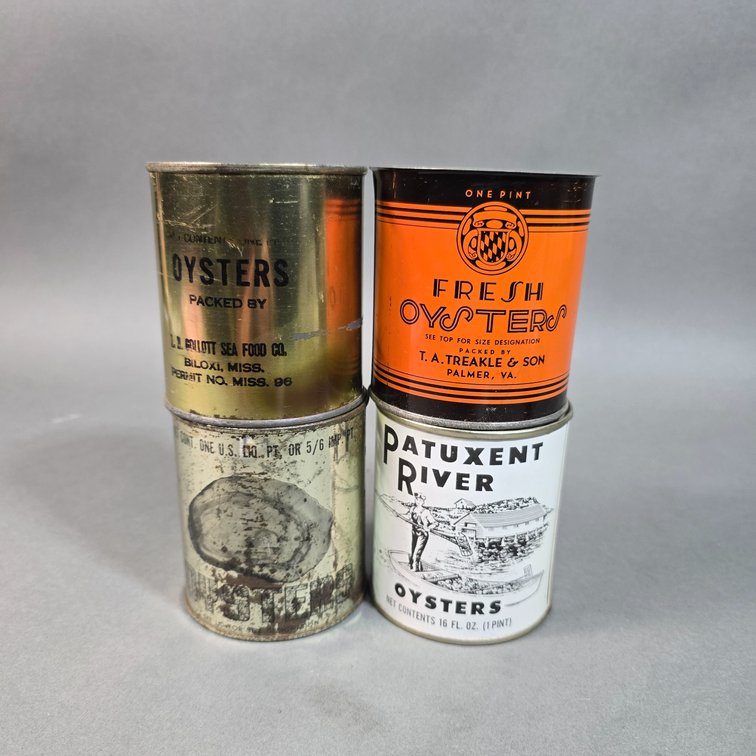 4 Pint Oyster Cans
