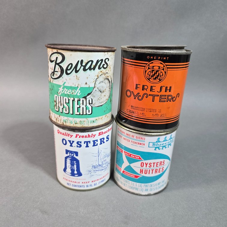 4 Pint Oyster Cans