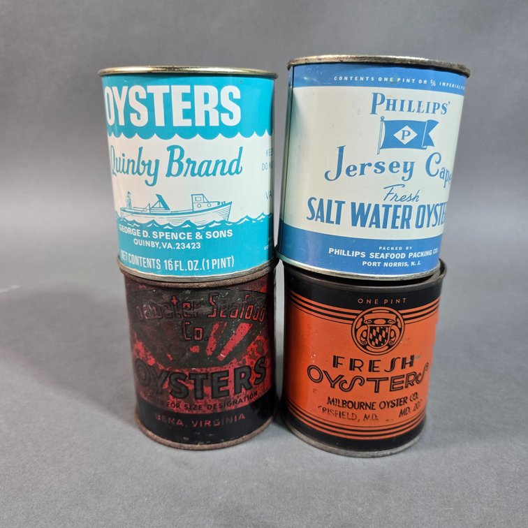 4 Pint Oyster Cans