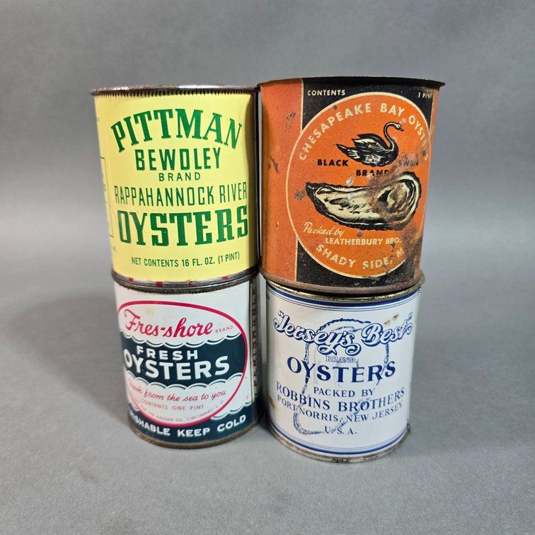 4 Pint Oyster Cans