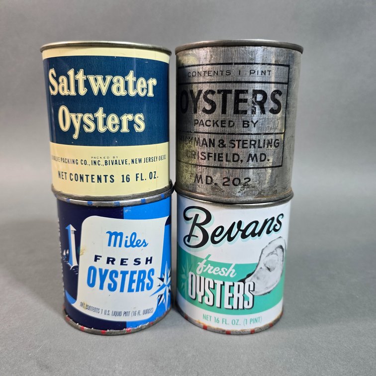 4 Pint Oyster Cans